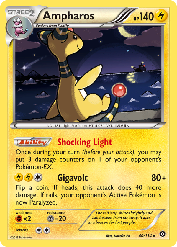 Ampharos (40 114) [XY: Steam Siege] Sale