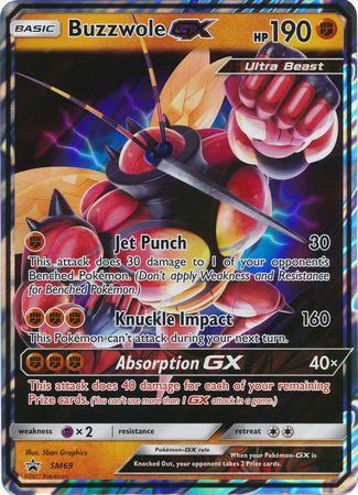 Buzzwole GX (SM69) (Jumbo Card) [Sun & Moon: Black Star Promos] Discount