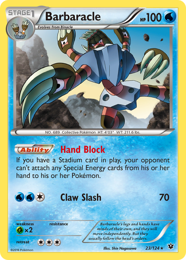 Barbaracle (23 124) [XY: Fates Collide] Online