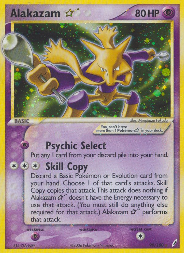 Alakazam Star (99 100) [EX: Crystal Guardians] Discount