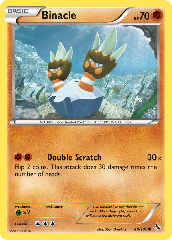 Binacle (48 106) [XY: Flashfire] Hot on Sale