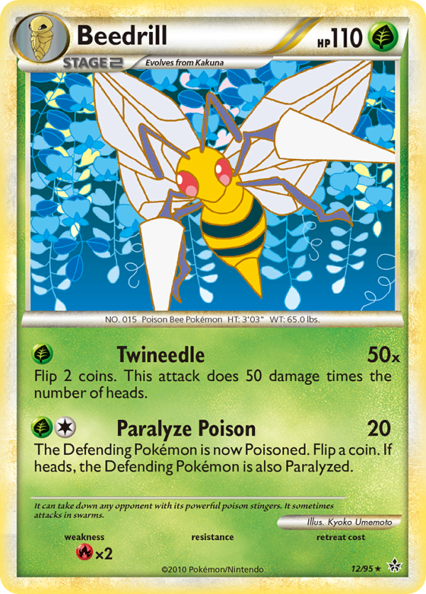 Beedrill (12 95) [HeartGold & SoulSilver: Unleashed] Online Sale