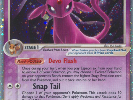 Espeon ex (102 115) [EX: Unseen Forces] Online