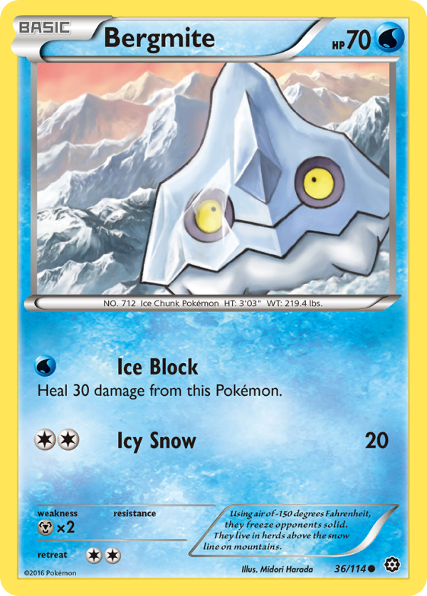 Bergmite (36 114) [XY: Steam Siege] Hot on Sale