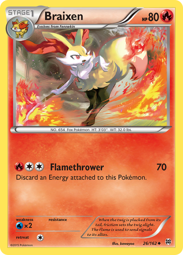 Braixen (26 162) [XY: BREAKthrough] Cheap