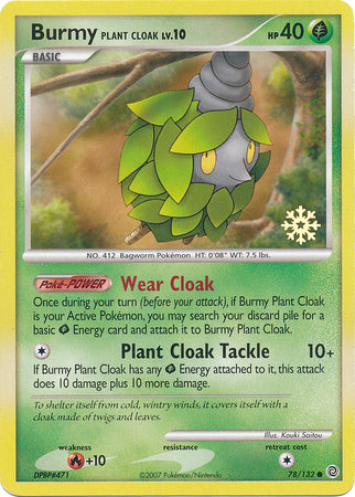 Burmy Plant Cloak (78 132) [Countdown Calendar Promos] Sale