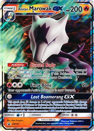 Alolan Marowak GX (SM187) (Jumbo Card) [Sun & Moon: Black Star Promos] Online