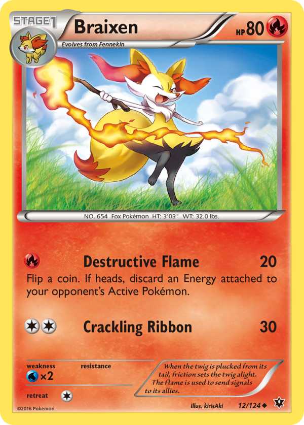 Braixen (12 124) [XY: Fates Collide] Hot on Sale