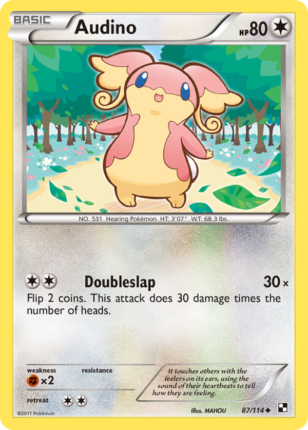 Audino (87 114) [Black & White: Base Set] For Sale