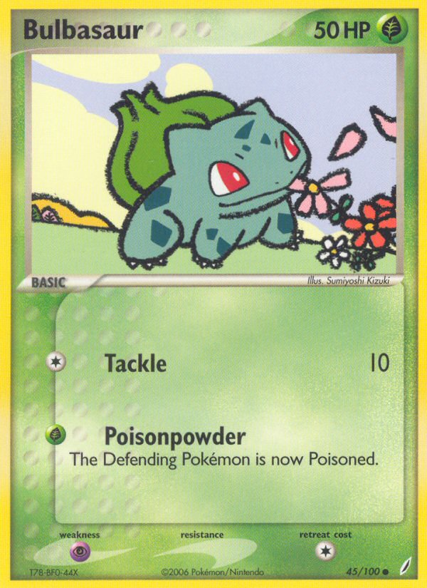 Bulbasaur (45 100) [EX: Crystal Guardians] Hot on Sale