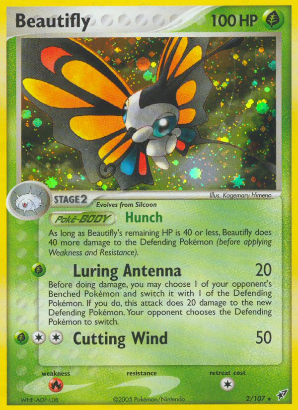 Beautifly (2 107) [EX: Deoxys] Supply