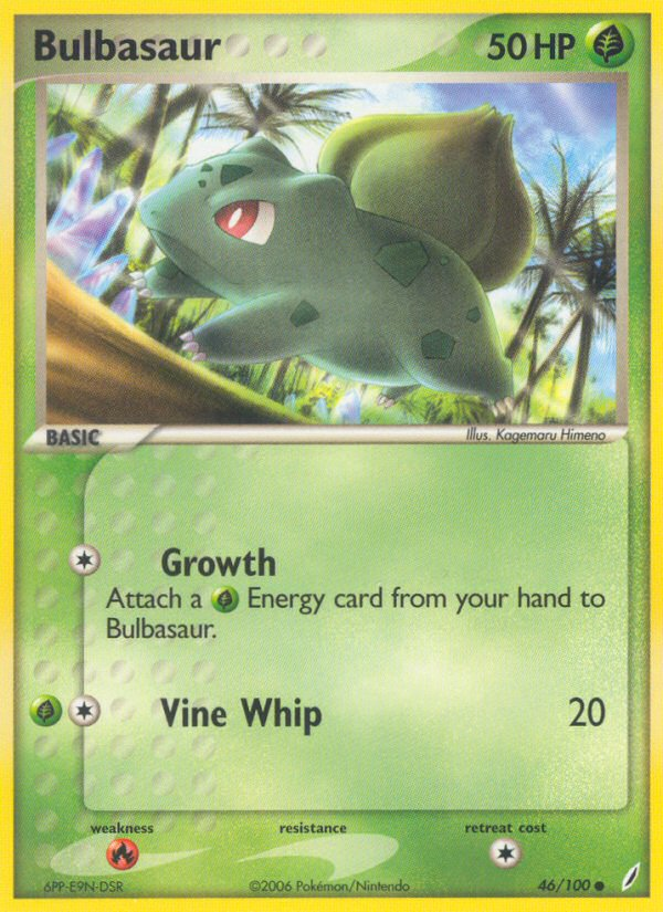 Bulbasaur (46 100) [EX: Crystal Guardians] Supply