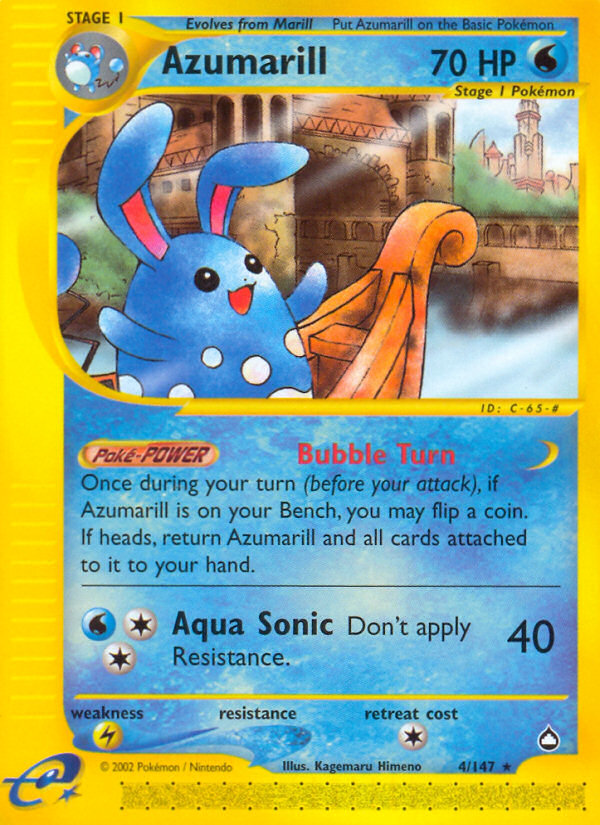 Azumarill (4 147) [Aquapolis] on Sale