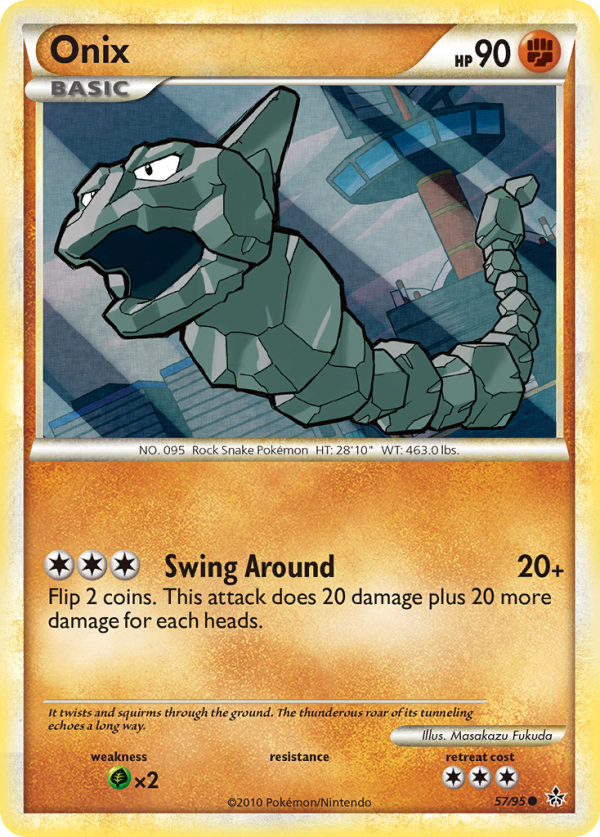 Onix (57 95) [HeartGold & SoulSilver: Unleashed] Fashion