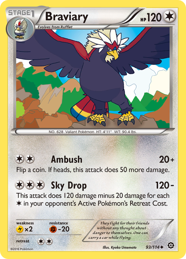 Braviary (93 114) [XY: Steam Siege] Discount