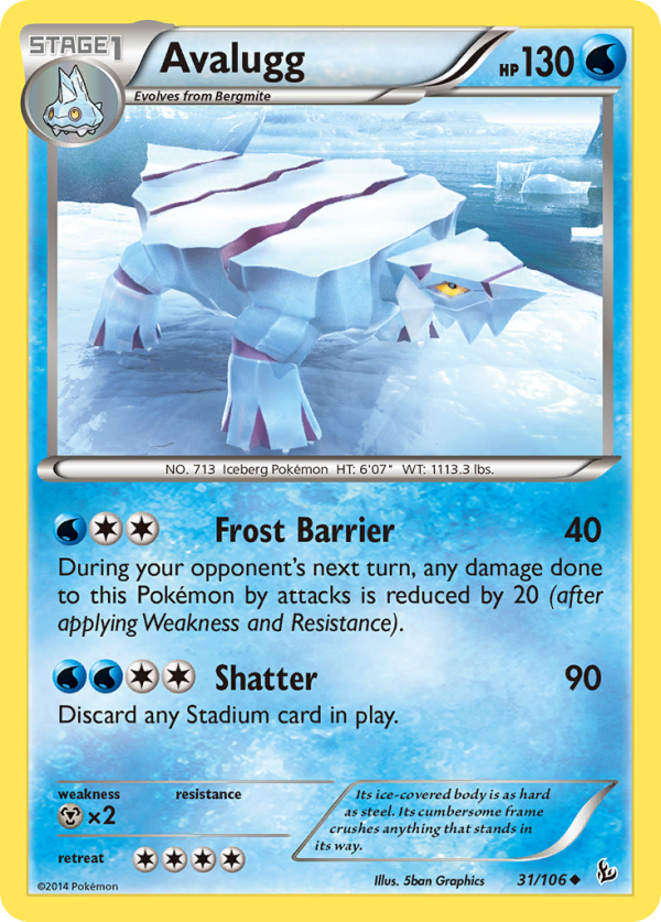 Avalugg (31 106) [XY: Flashfire] Sale