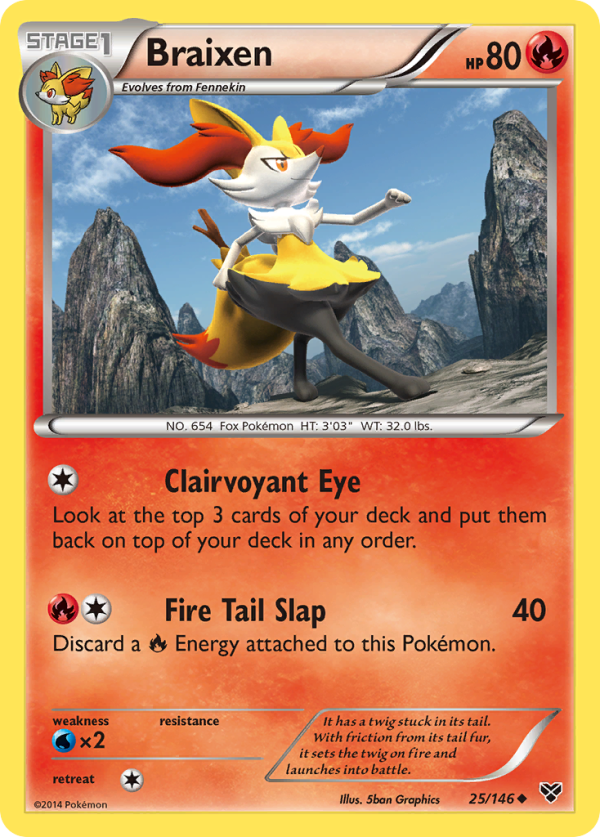 Braixen (25 146) [XY: Base Set] Online Hot Sale