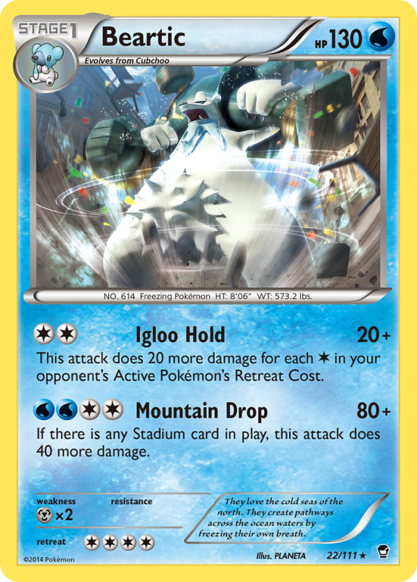 Beartic (22 111) [XY: Furious Fists] Discount