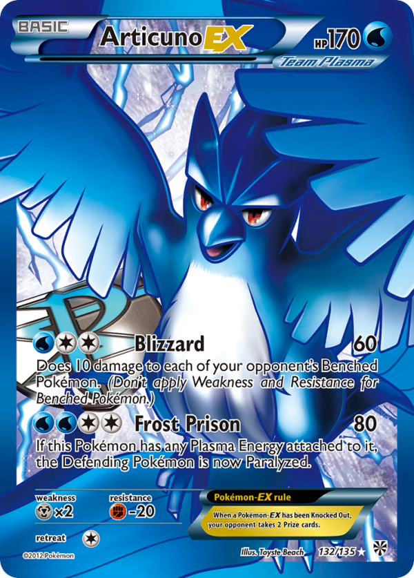 Articuno EX (132 135) [Black & White: Plasma Storm] Fashion