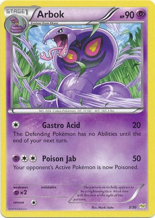 Arbok (3 30) [XY: Trainer Kit - Noivern] Hot on Sale