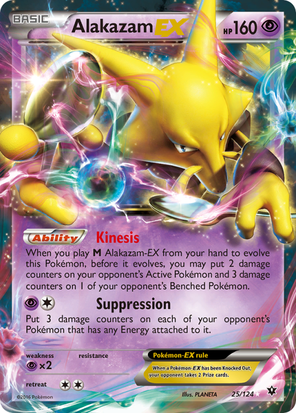 Alakazam EX (25 124) [XY: Fates Collide] Online Sale