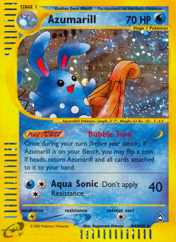 Azumarill (H4 H32) [Aquapolis] For Sale