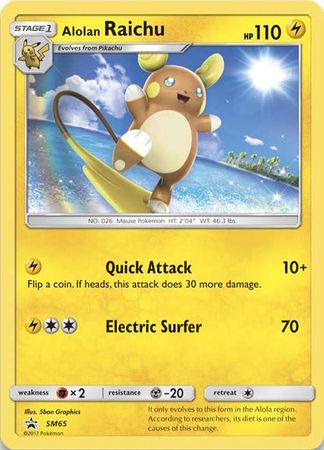 Alolan Raichu (SM65) (Jumbo Card) [Sun & Moon: Black Star Promos] Supply