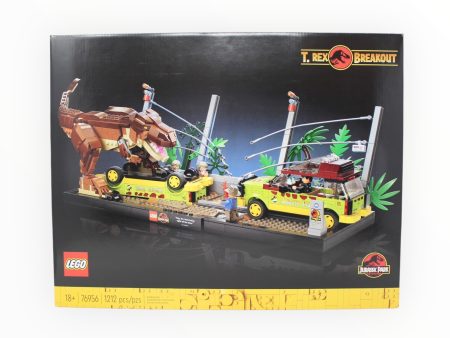 Retired Set 76956 Jurassic Park T. rex Breakout Supply