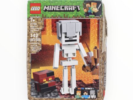 Retired Set 21150 Minecraft Skeleton BigFig with Magma Cube (damaged box) For Cheap