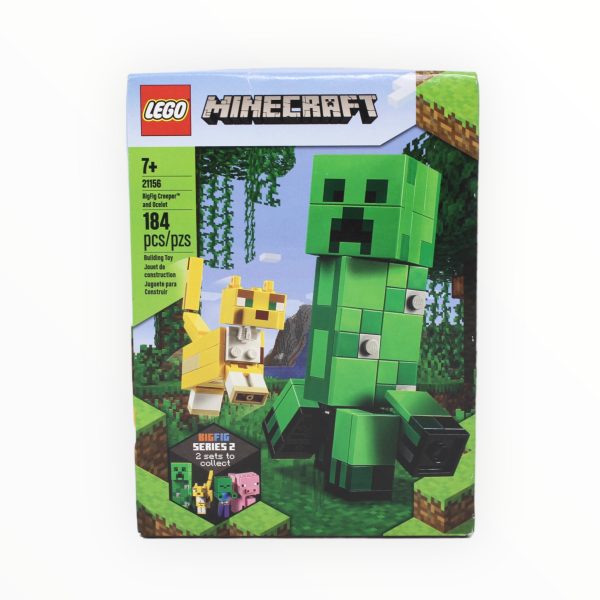 Retired Set 21156 Minecraft BigFig Creeper and Ocelot Discount