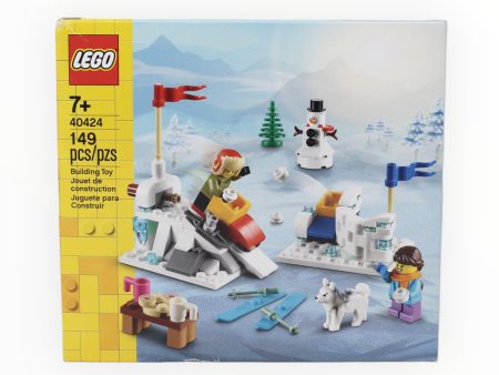 Retired Set 40424 LEGO Winter Snowball Fight Online Hot Sale