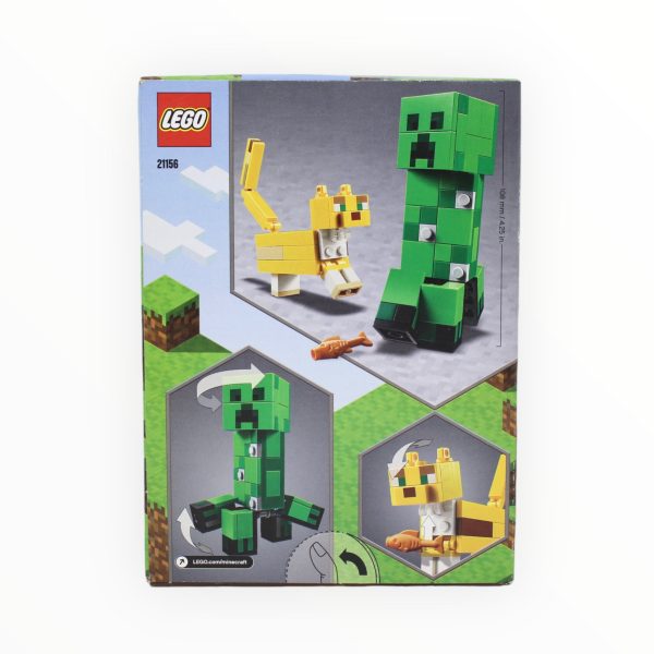 Retired Set 21156 Minecraft BigFig Creeper and Ocelot Discount